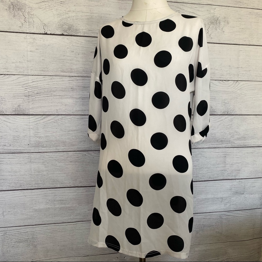 Allegra K Women’s Polka Dots Dress